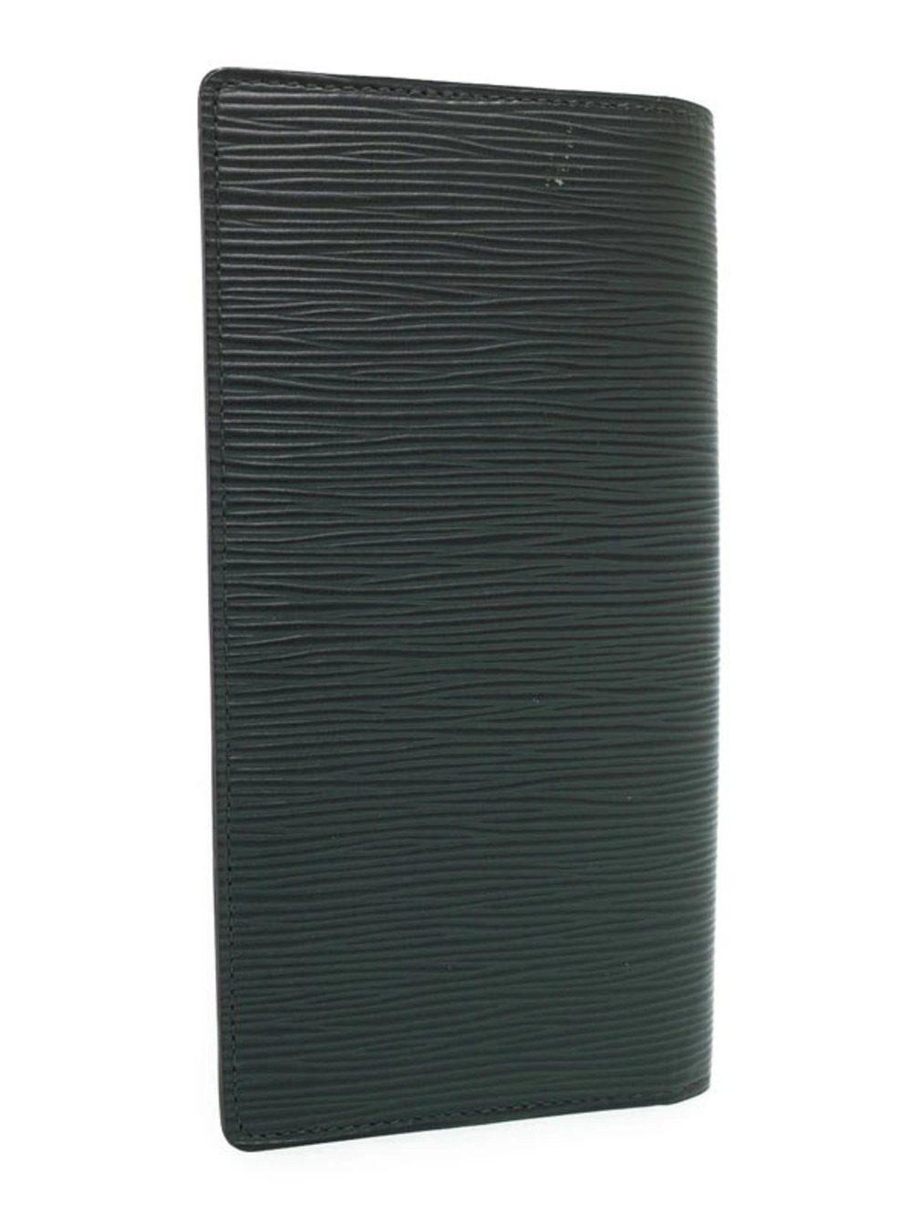 Louis Vuitton Portefeuille Bi Brazza fold Wallet Epi Long Black